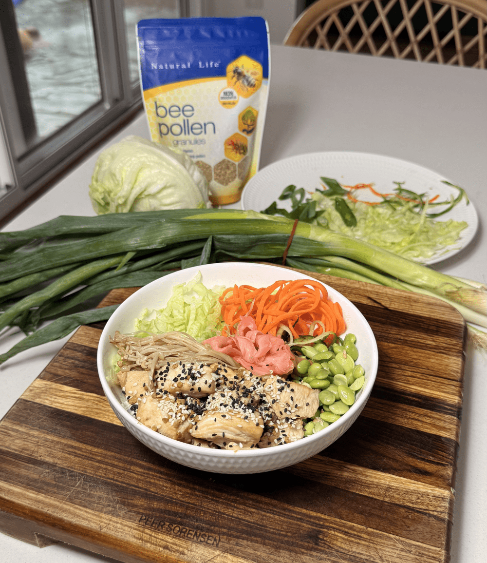 Honey Chicken Poké Bowl