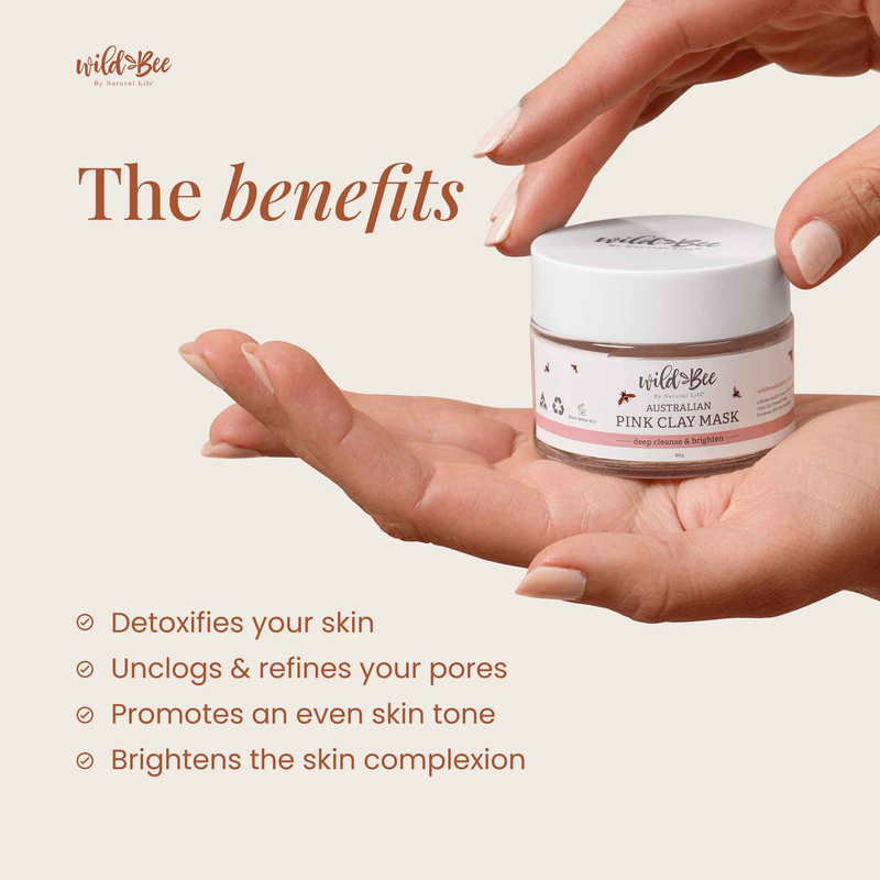 Wild Bee Australian Pink Clay Mask