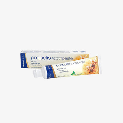 Natural Life™ Propolis Toothpaste 110g - SLS Free & Paraben Free. Contains flouride Natural Life™ Australia 
