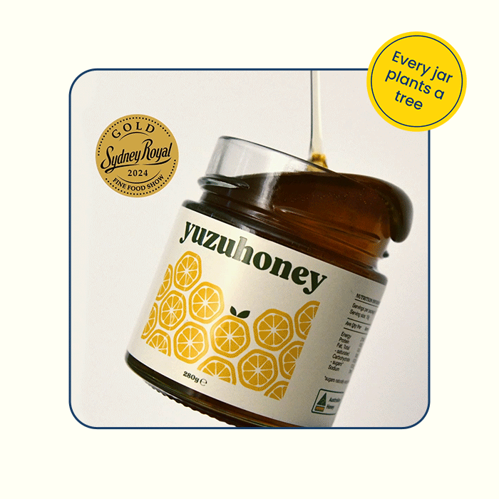 Rooftop Bees Yuzu Honey Natural Life Australia 