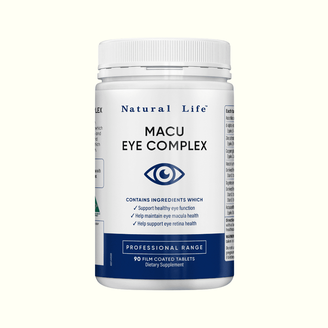 Macu Eye Complex Capsules Natural Life Australia 90 Capsules 