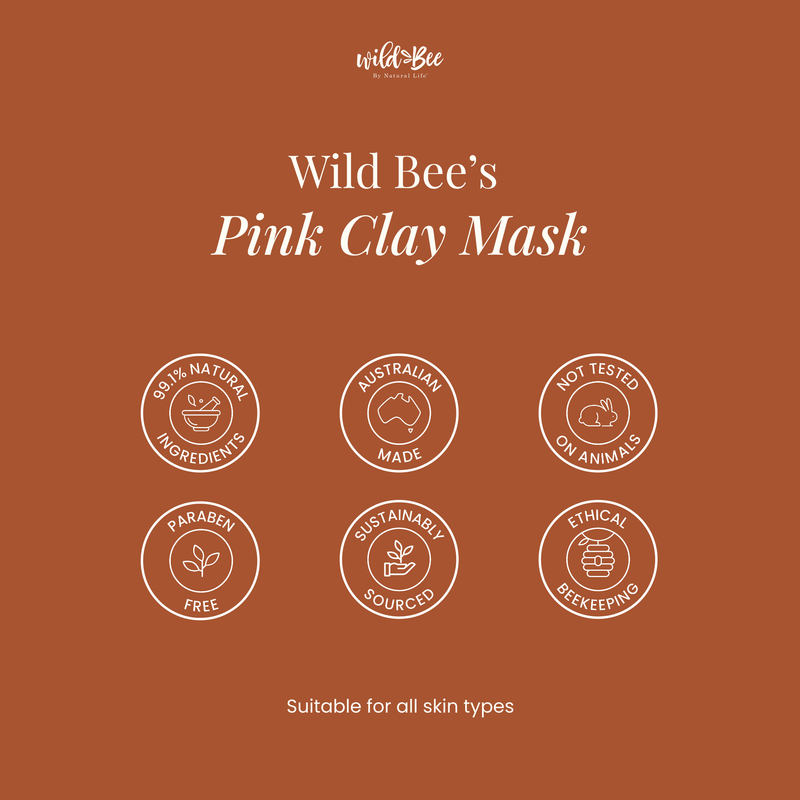 Australian Pink Clay Mask Health & Beauty Natural Life™ Australia 