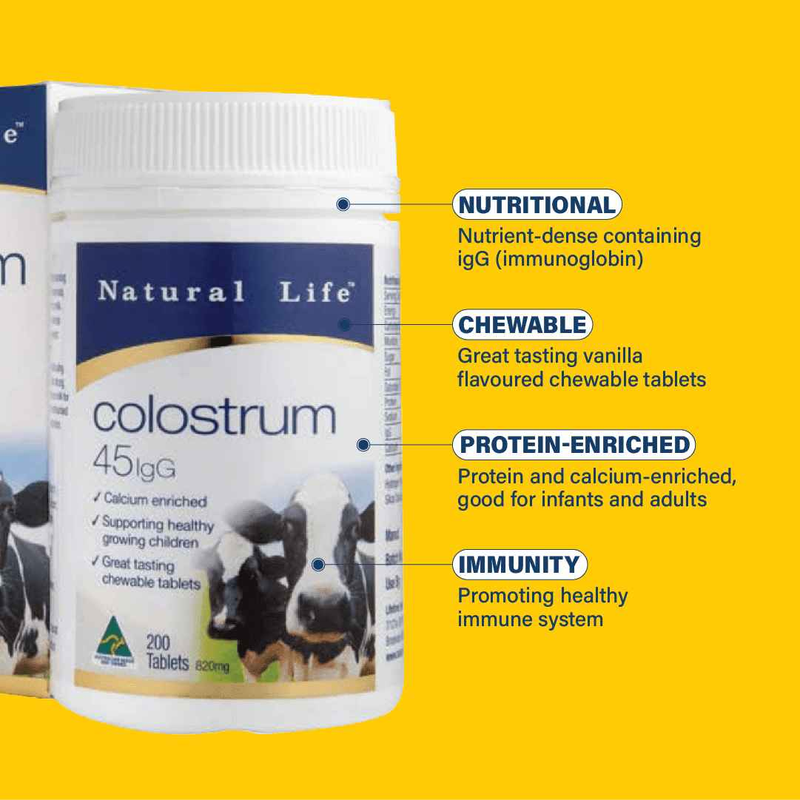 Bovine Colostrum Chewable Tablets