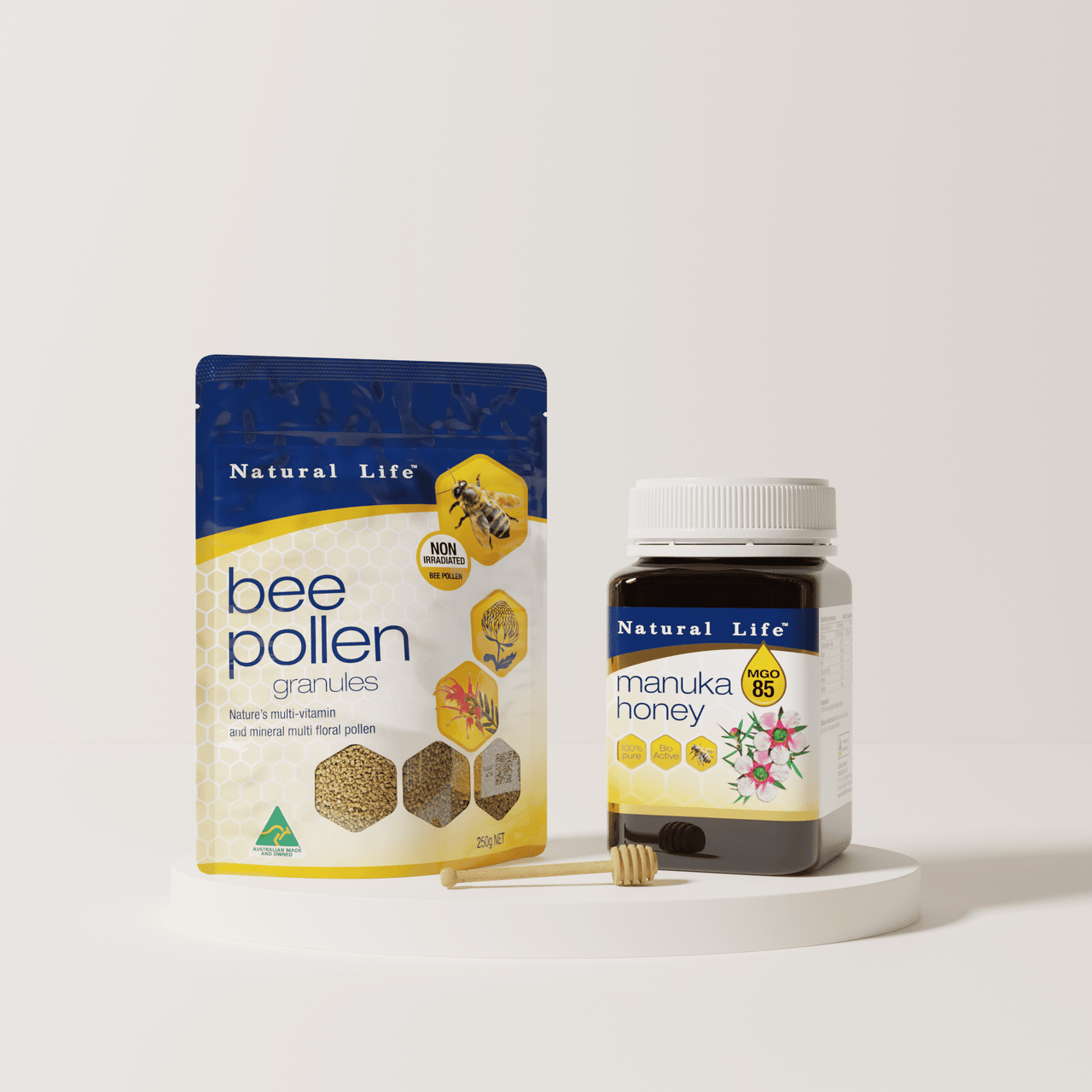 Bee Pollen Granules Vitamins & Supplements Natural Life™ Australia Breakfast Essentials 