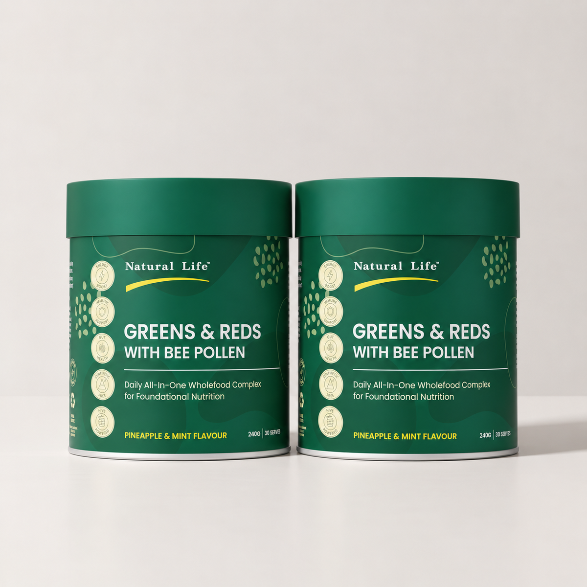 Greens & Reds with Bee Pollen