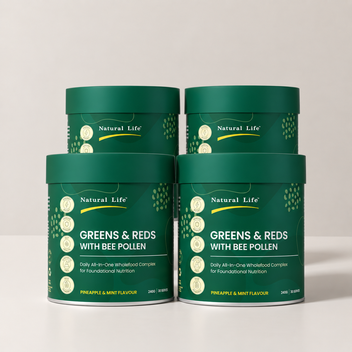 Greens & Reds with Bee Pollen