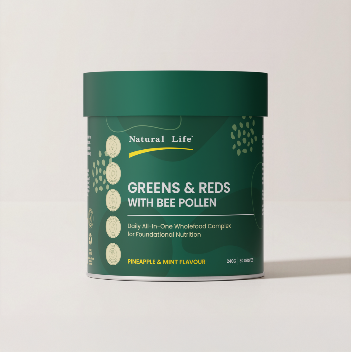 Greens & Reds with Bee Pollen