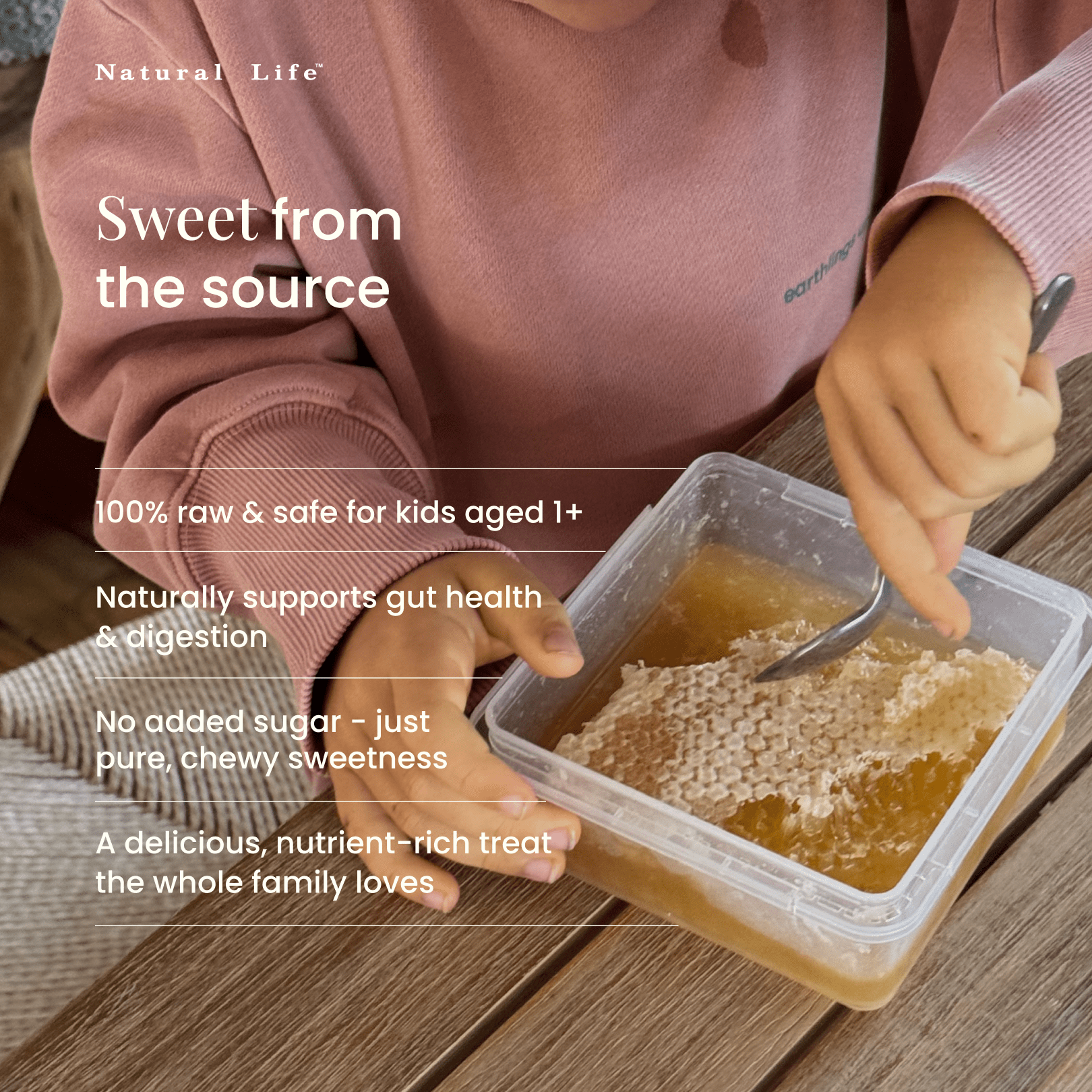 Raw Australian Honeycomb 400g Vitamins & Supplements Natural Life™ Australia 