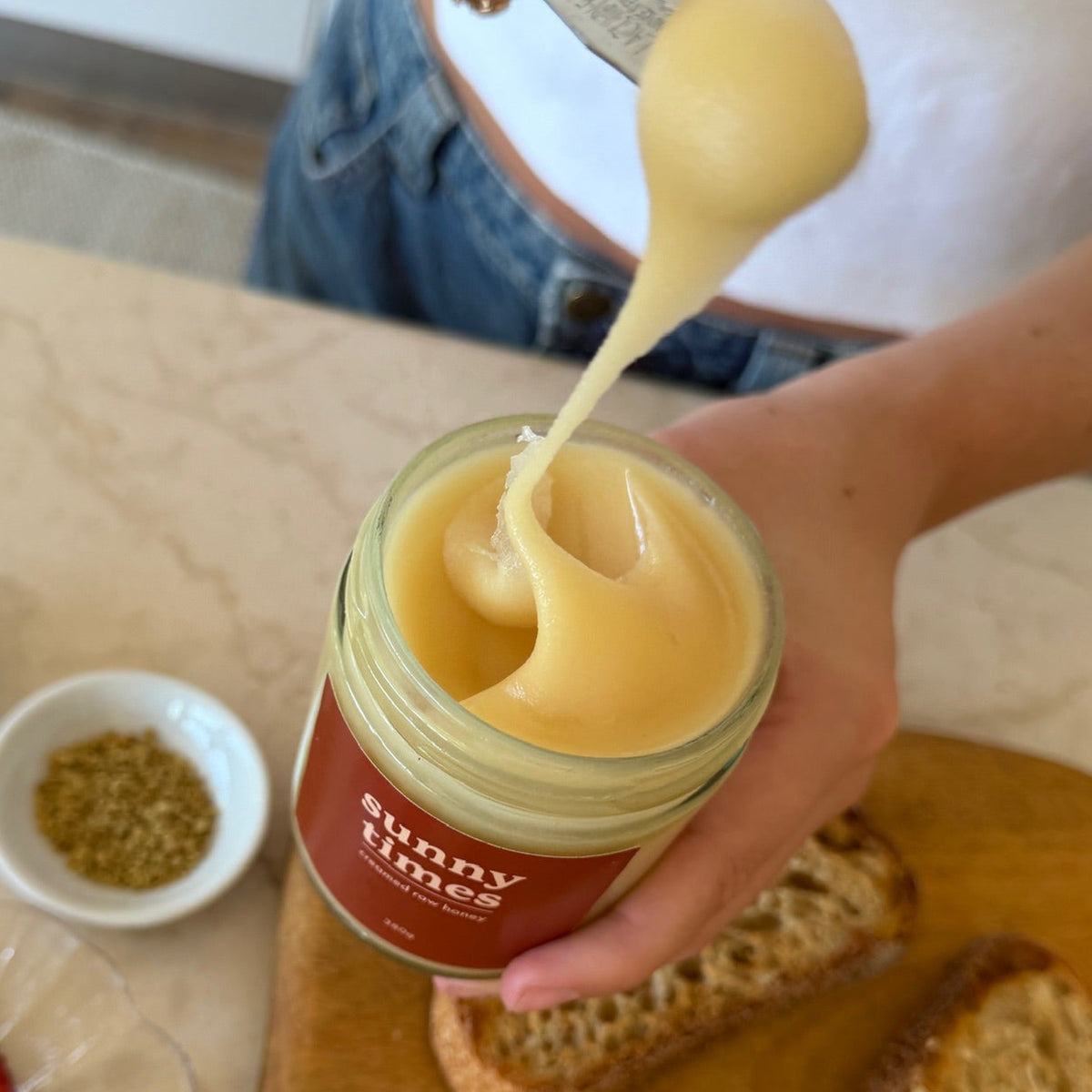 Sunny Times Creamed Raw Honey