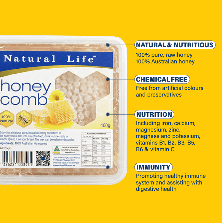 Natural Life™ Honeycomb 400g Natural Life™ Australia