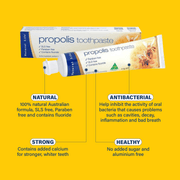 Natural Life™ Propolis Toothpaste 110g - SLS Free & Paraben Free. Contains flouride Natural Life™ Australia