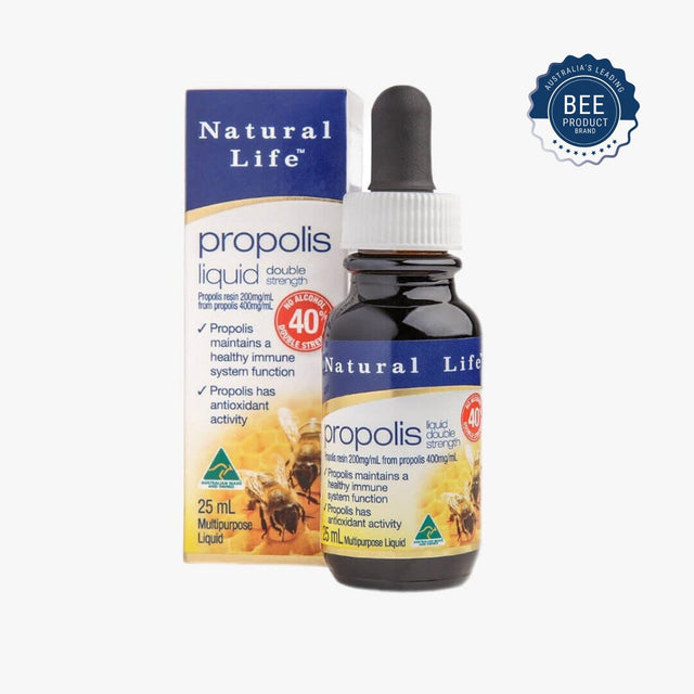 Natural Life Double Strength Propolis Liquid Propolis & Manuka Honey Natural Life™ Australia 