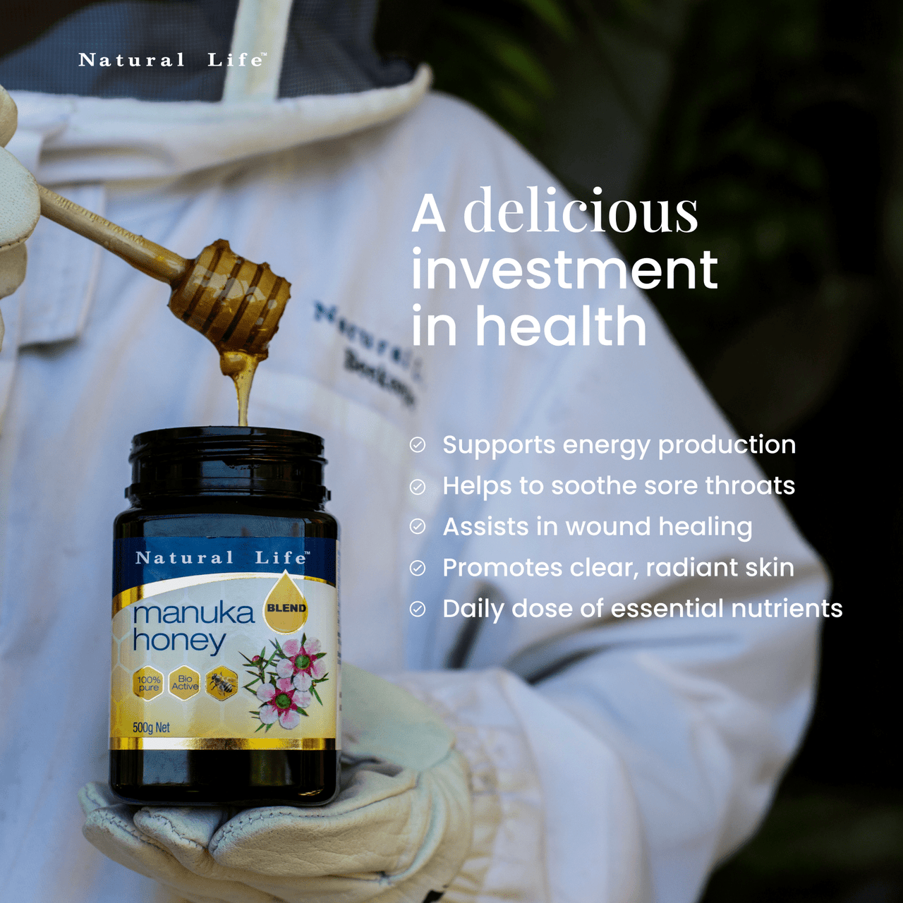 Manuka Honey Blend Manuka Honey Natural Life™ Australia 