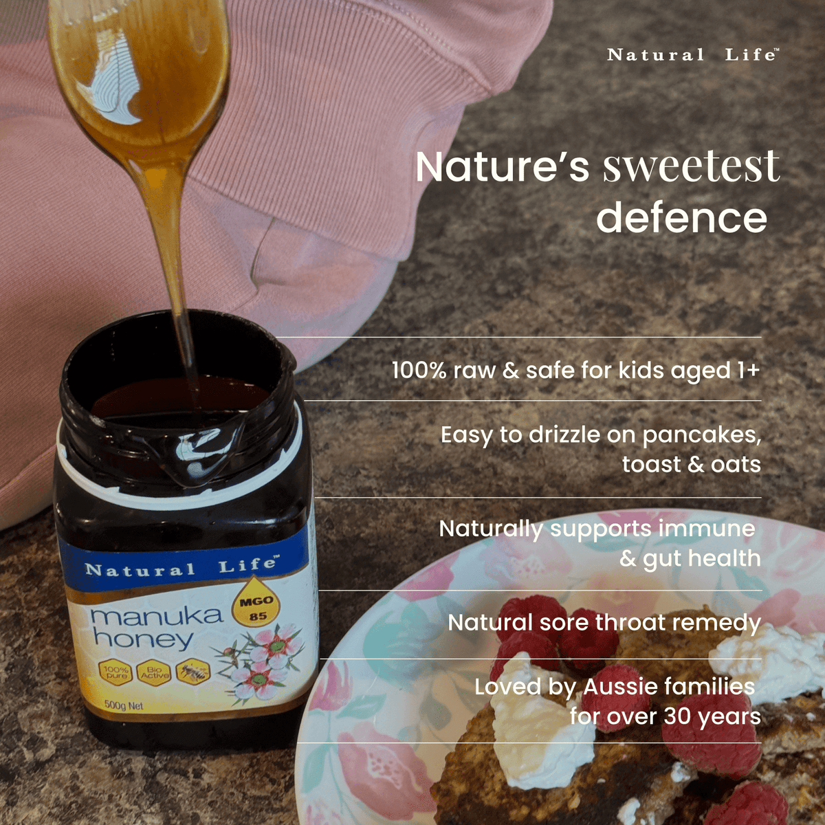 Australian Manuka Honey Blend Manuka Honey Natural Life™ Australia 