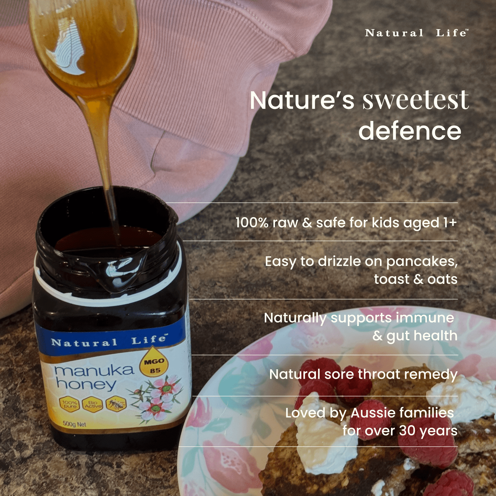 Australian Manuka Honey Blend Manuka Honey Natural Life™ Australia 