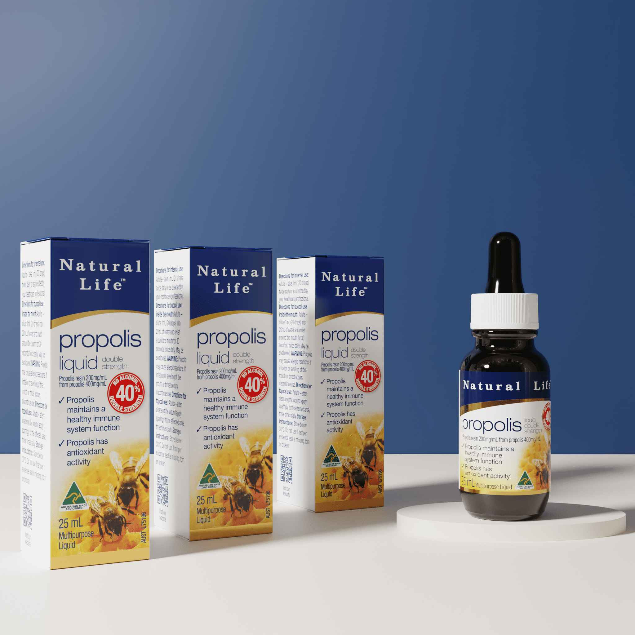 Propolis Liquid Drops Family Pack