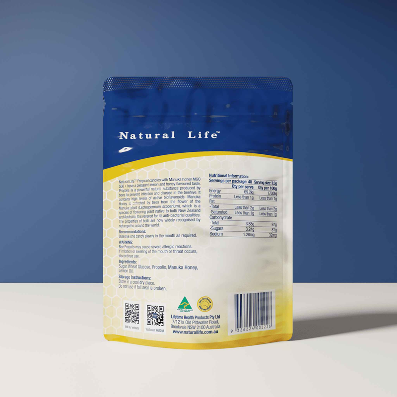 Propolis & Manuka Honey MGO 550+ Candies