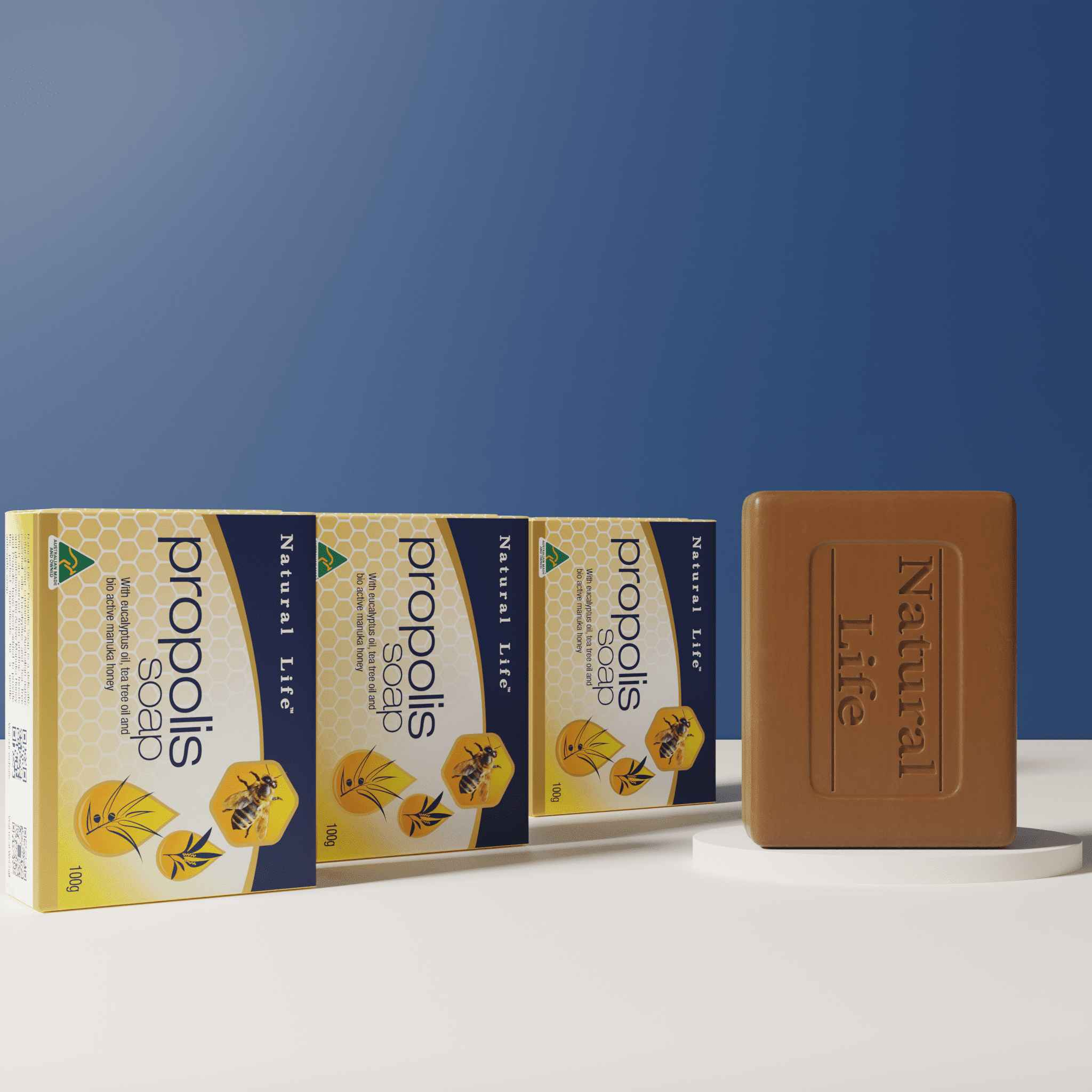 Propolis & Manuka Honey Soap Family Pack