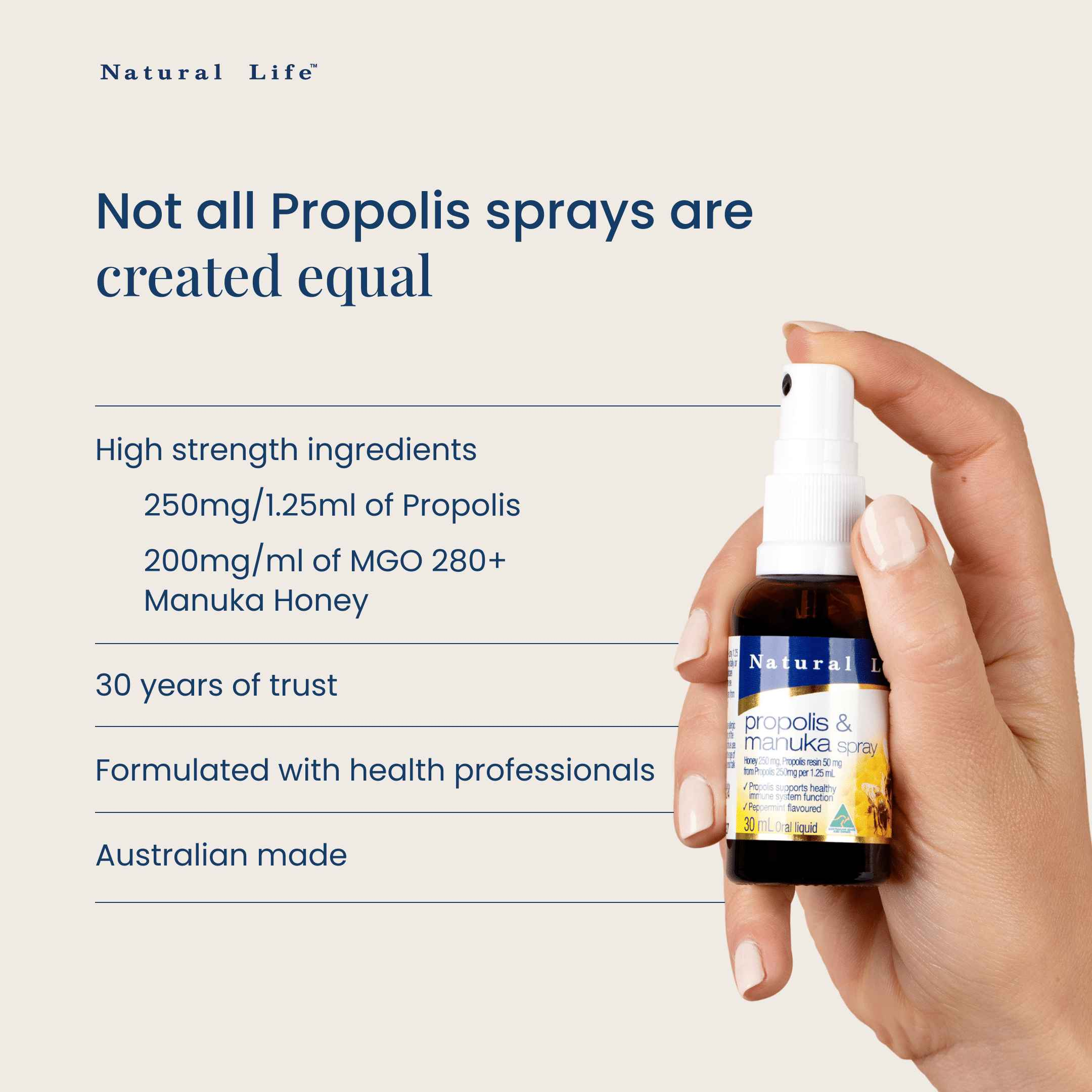 Propolis & Manuka Honey Throat Spray