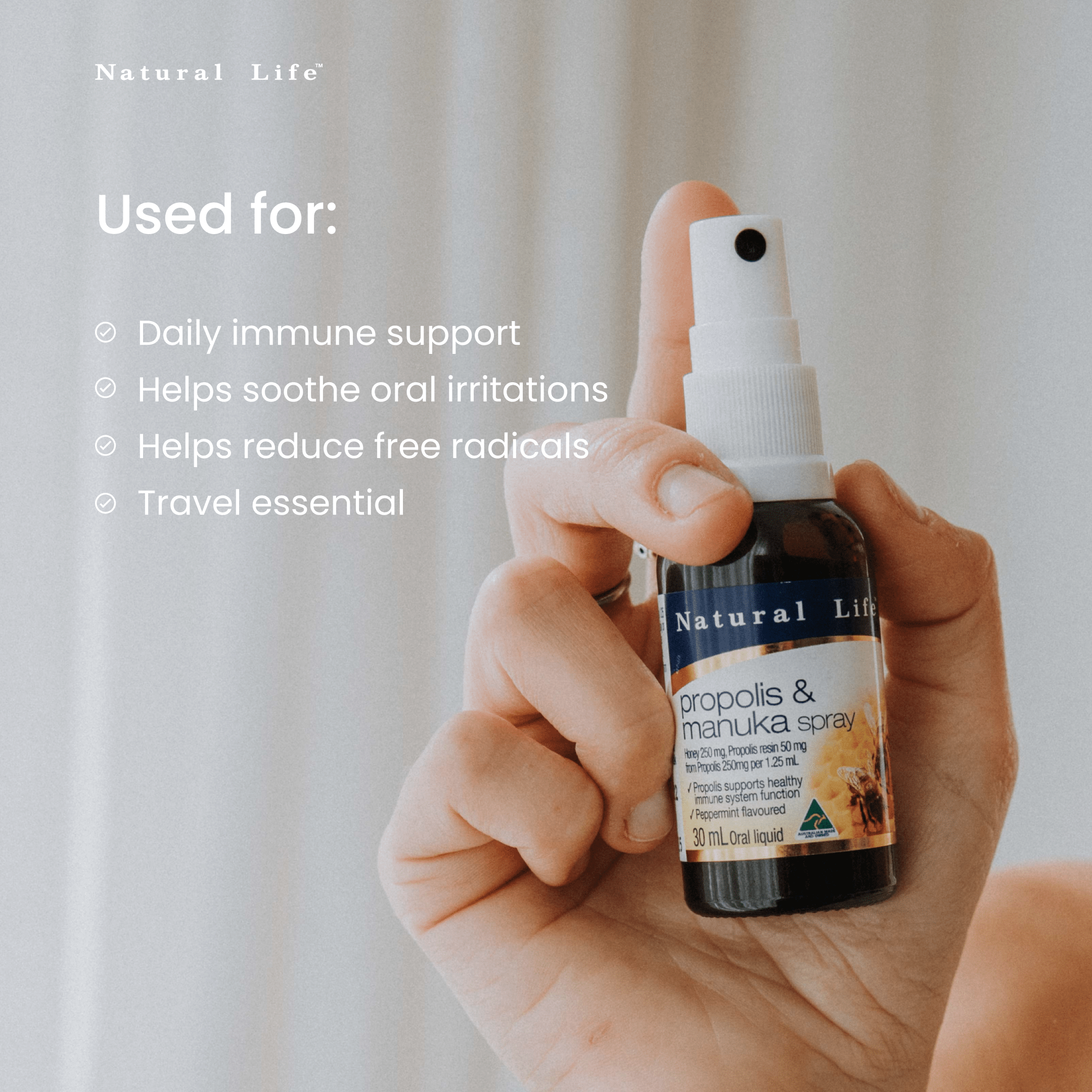 Defence Bundle Propolis & Manuka Honey Natural Life™ Australia 