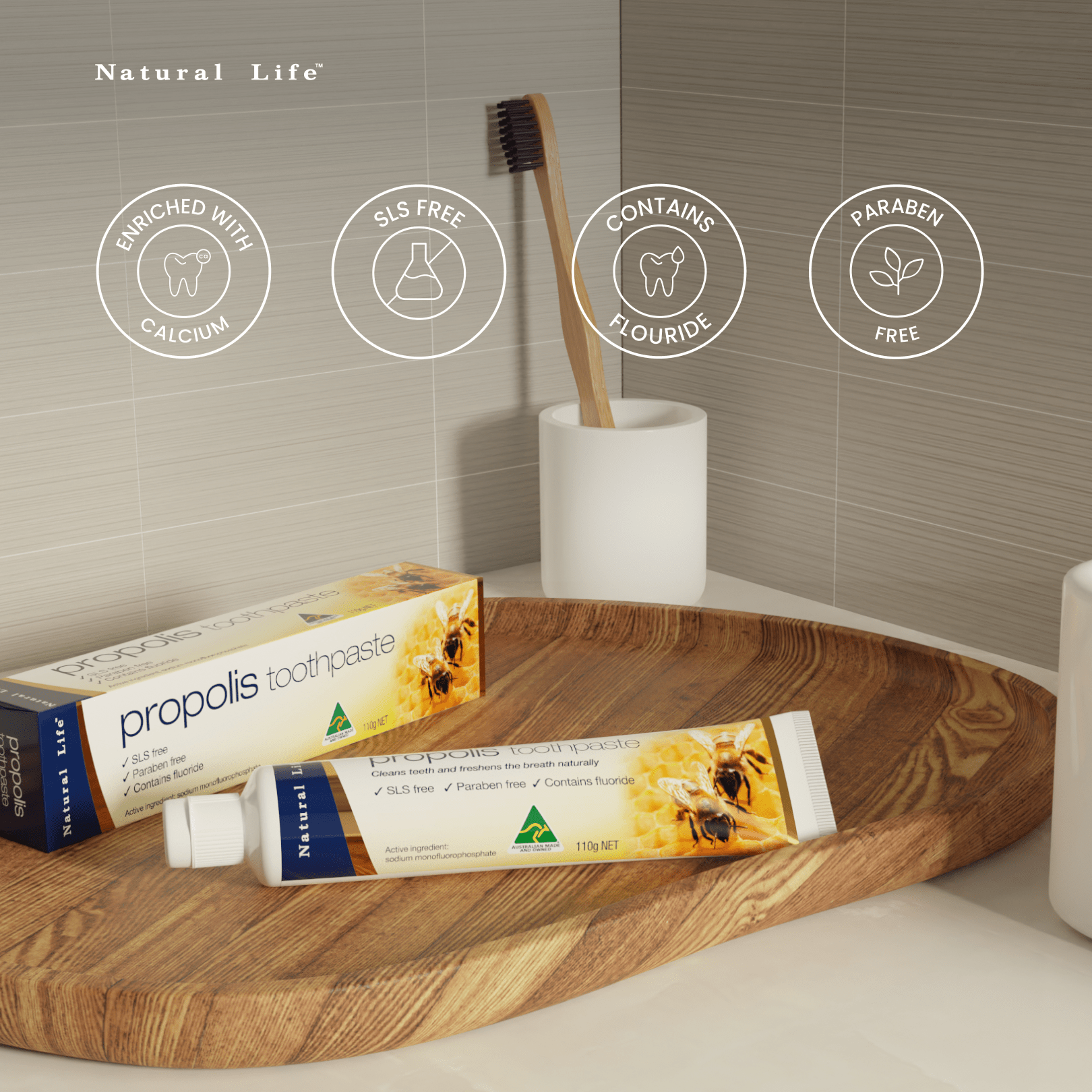 Propolis Toothpaste Family Pack Natural Life™ Australia 