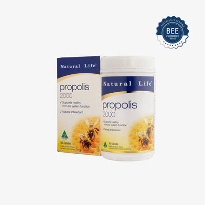 Natural Life™ Propolis 2000mg 365 Capsules Propolis & Manuka Honey Natural Life™ Australia 