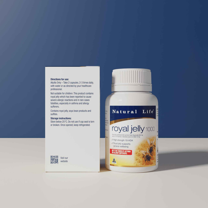 Royal Jelly 1000mg Capsules