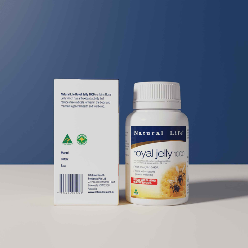 Royal Jelly 1000mg Capsules