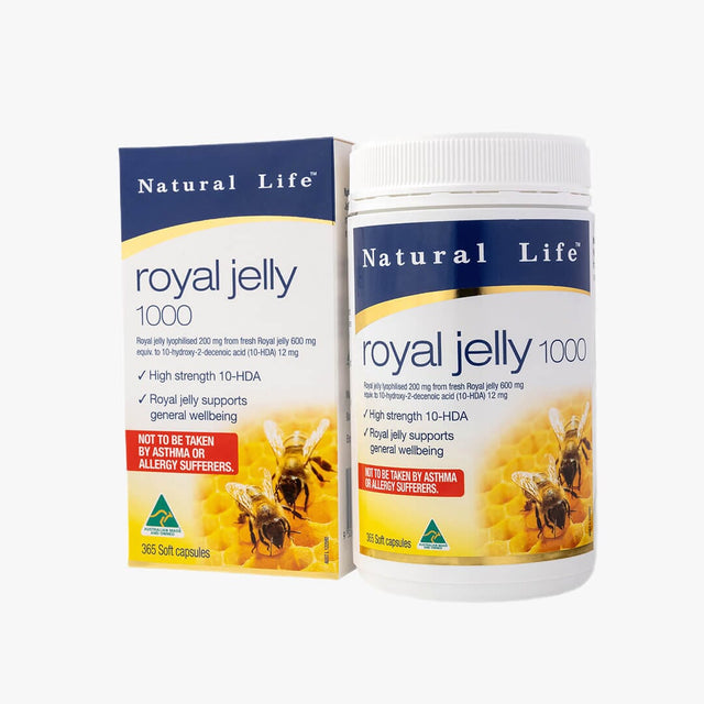 Natural Life™ Royal Jelly 1000mg Natural Life™ Australia 365 Caps 