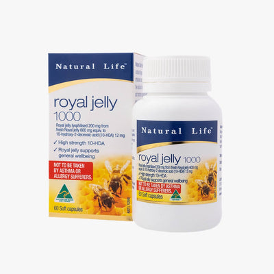 Natural Life™ Royal Jelly 1000mg Natural Life™ Australia 60 Caps 