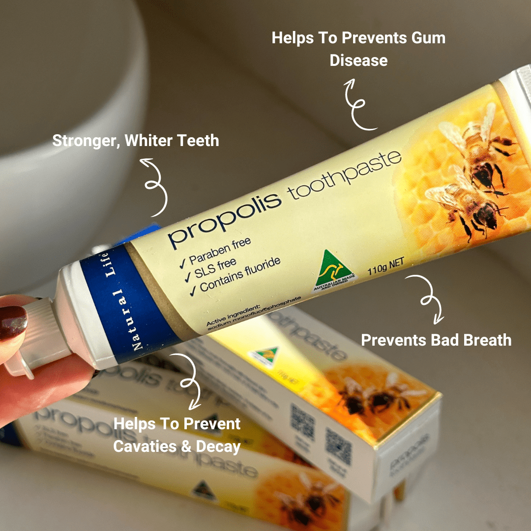 Natural Life Propolis Toothpaste Propolis & Manuka Honey Natural Life™ Australia 