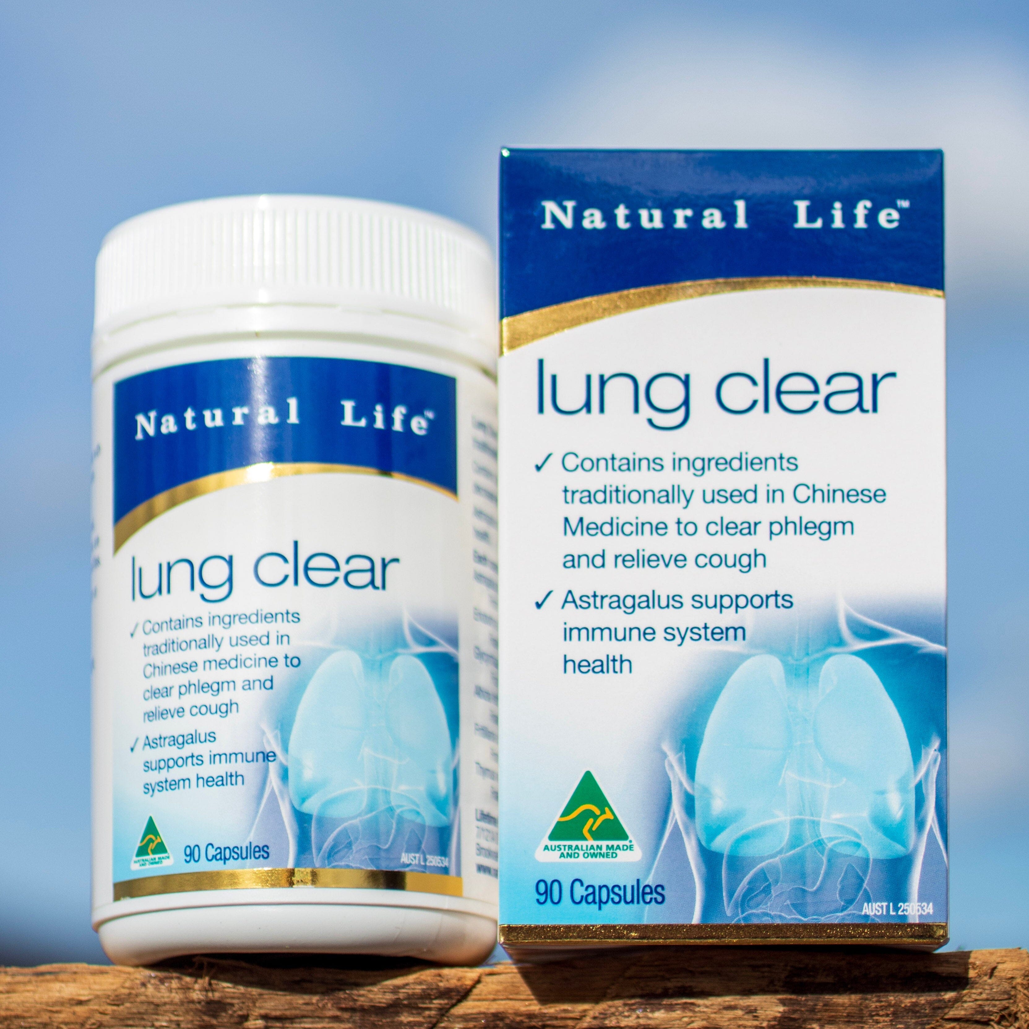 Lung Clear Capsules (50% Off - Short Expiry) Vitamins & Supplements Natural Life™ Australia 