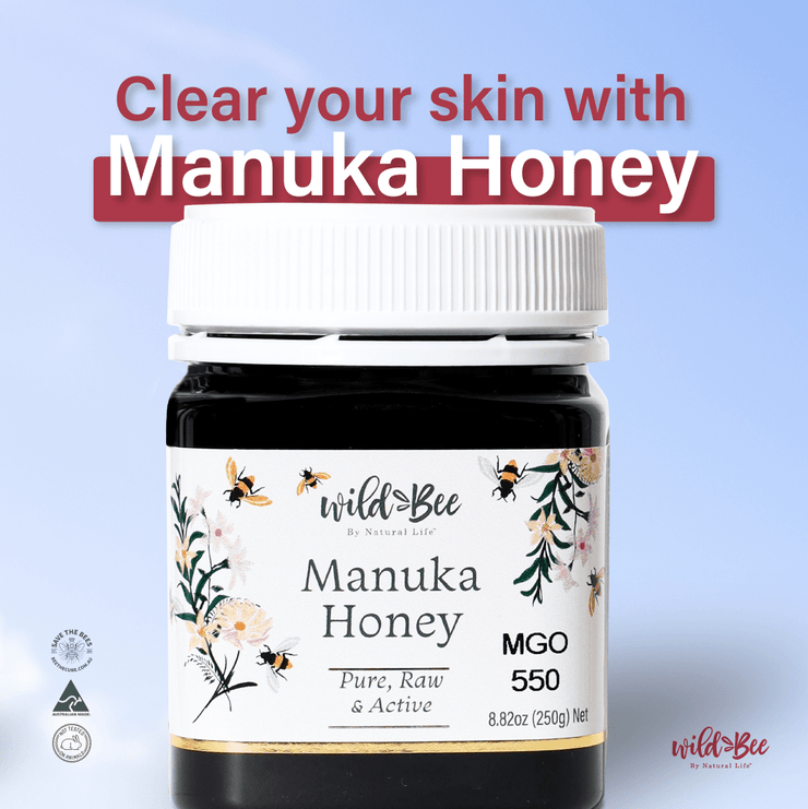 Wild Bee™ Manuka Honey MGO 550 (Not available in WA) Manuka Honey Natural Life™ Australia 