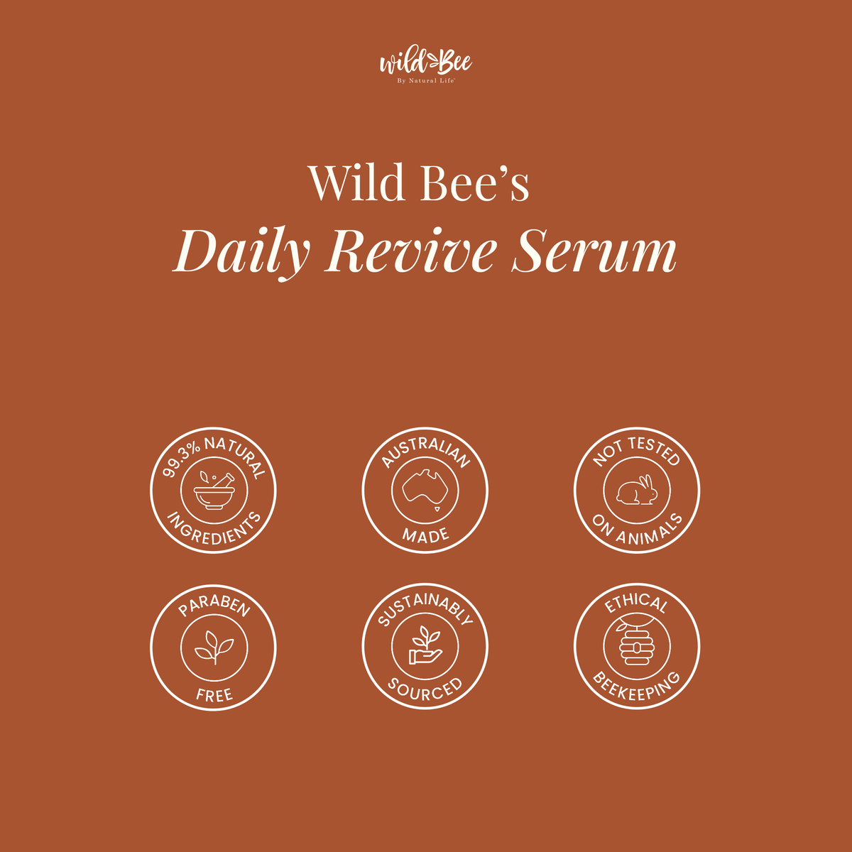 Wild Bee Daily Revive Serum Health & Beauty Natural Life™ Australia 