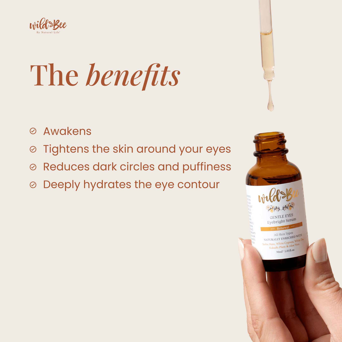 Wild Bee Gentle Eyes Serum