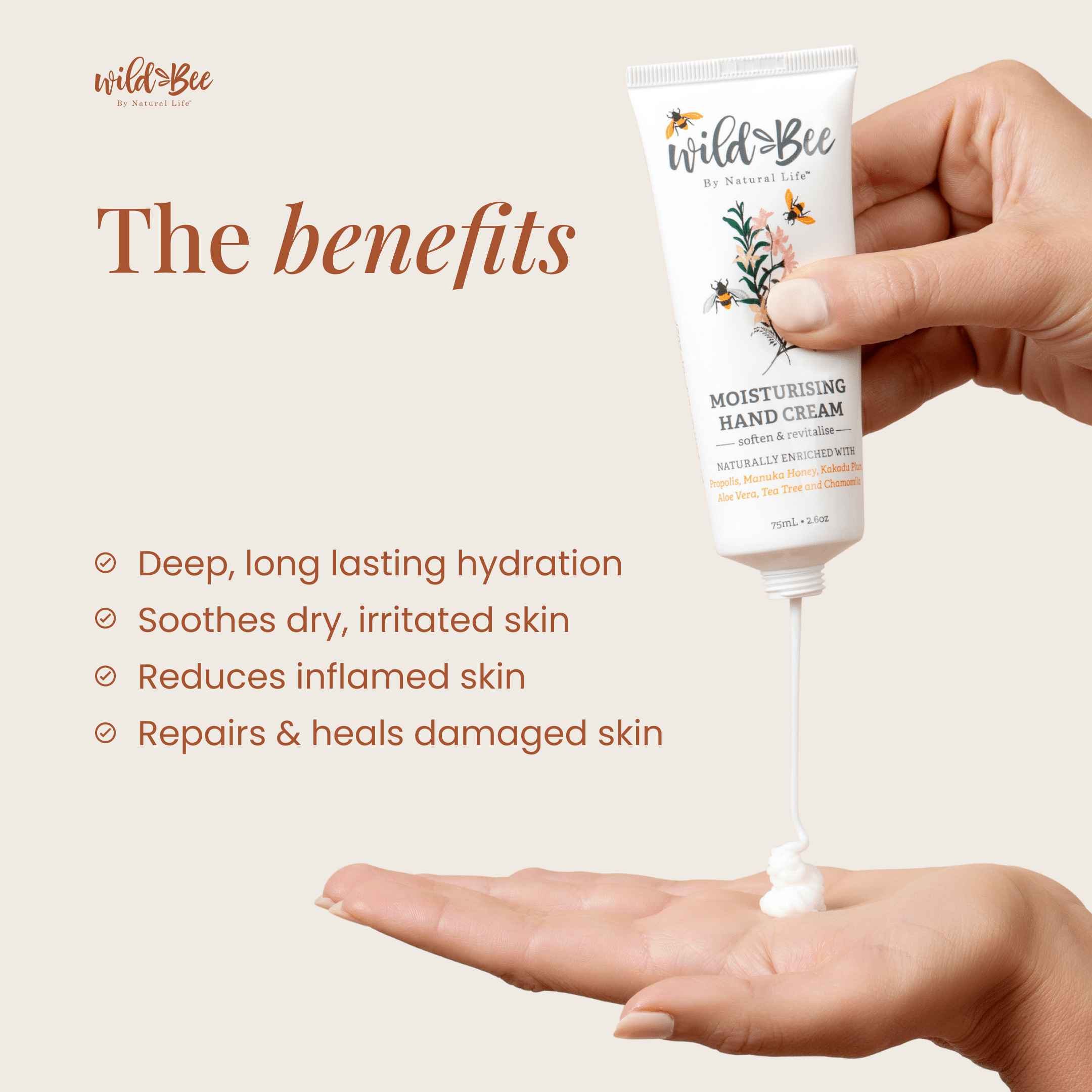 Wild Bee Moisturising Hand Cream