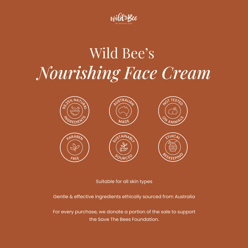 Wild Bee Nourishing Face Cream Health & Beauty Natural Life™ Australia 