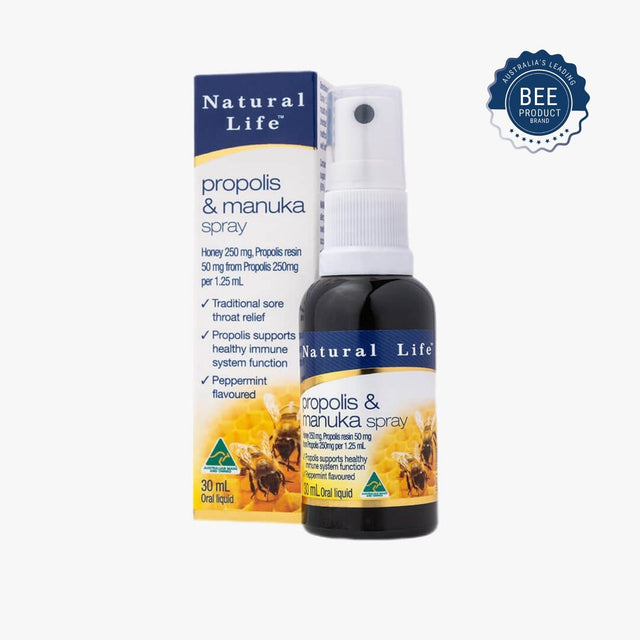 Propolis & Manuka Honey Throat Spray Propolis & Manuka Honey Natural Life™ Australia 