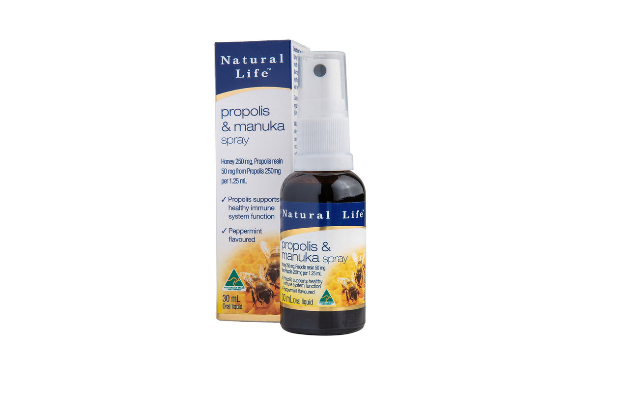 Natural Life™ Immunity Value Pack - Lung Clear Plus capsules & Propolis & Manuka Honey Spray - SAVE 10% Natural Life™ Australia 