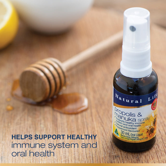 Natural Life™ Immunity Value Pack - Lung Clear Plus capsules & Propolis & Manuka Honey Spray - SAVE 10% Natural Life™ Australia 