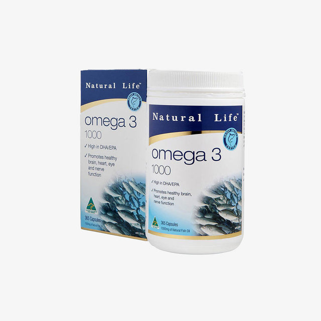 Natural Life™ Omega 3 1000mg 365 Capsules Natural Life™ Australia 