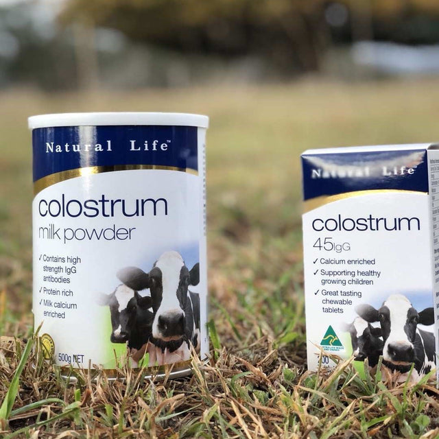 Natural Life™ Colostrum 45mg IgG 200 Chewable Tablets Natural Life™ Australia 